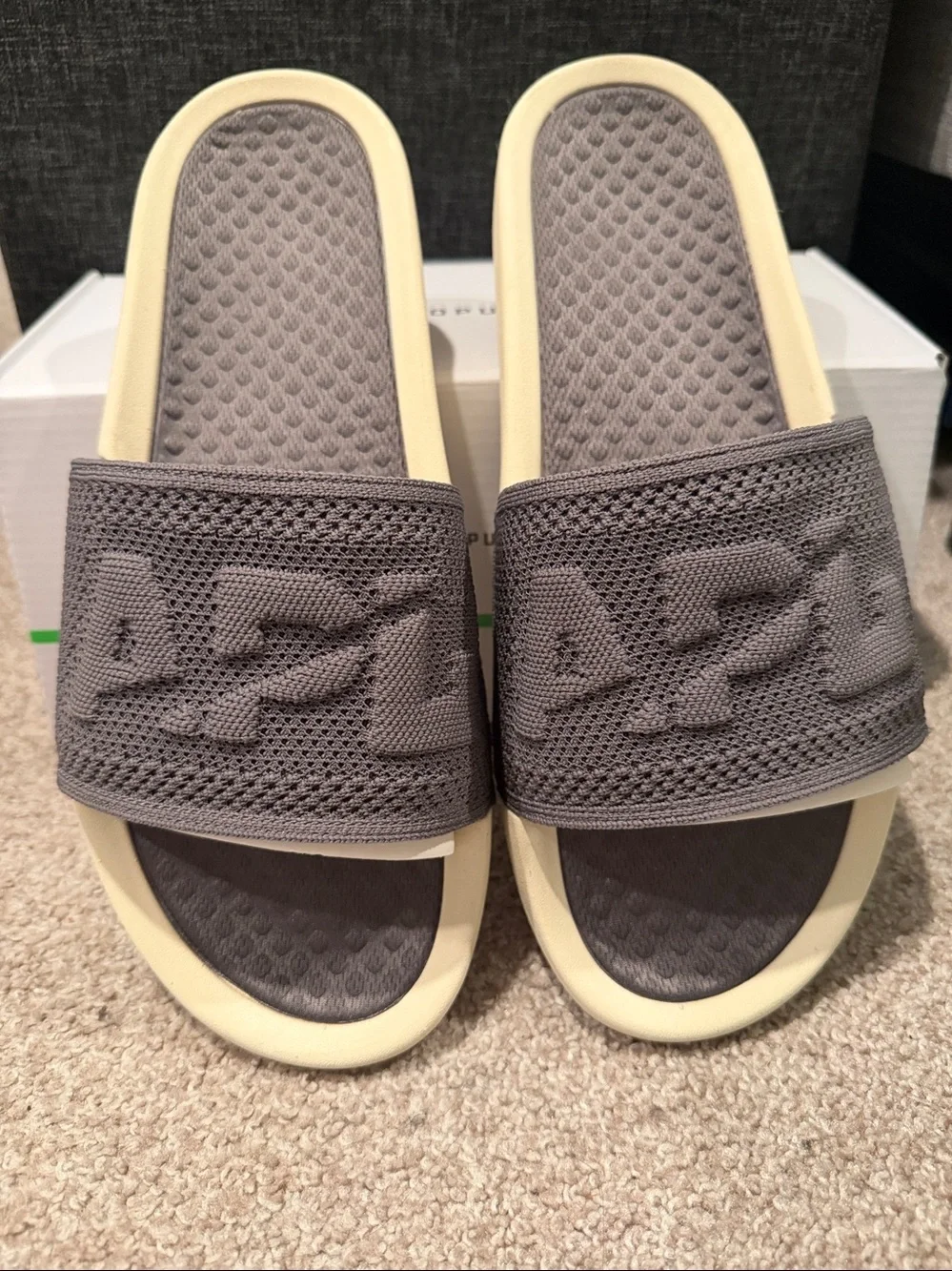 APL Men’s BL Techloom slide Asteroid/Pristine Gray size 10 NEW